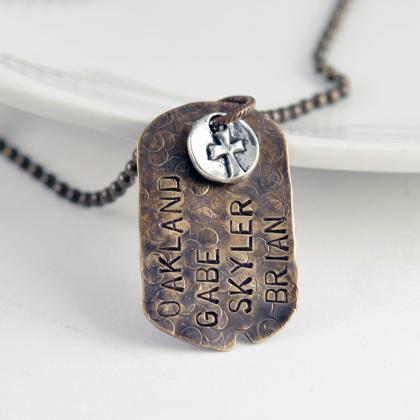 Necklace for Men, Personalized Dog ..
