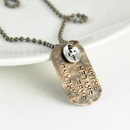Necklace for Men, Personalized Dog ..