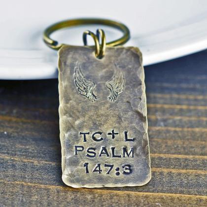 Sympathy Gift - Memorial Keychain -remembrance..