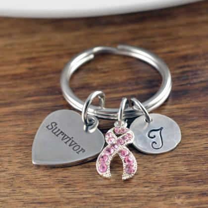 Breast Cancer Keychain, Breast Cancer Gifts,..