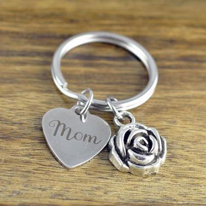 Personalized Keychain - Personalized Mom Gifts -..