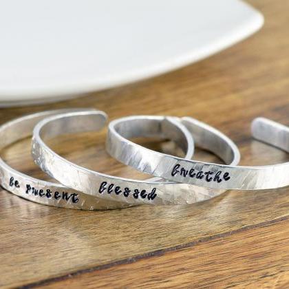 Bracelets For Women, Personalized Cuff Bracelet,..