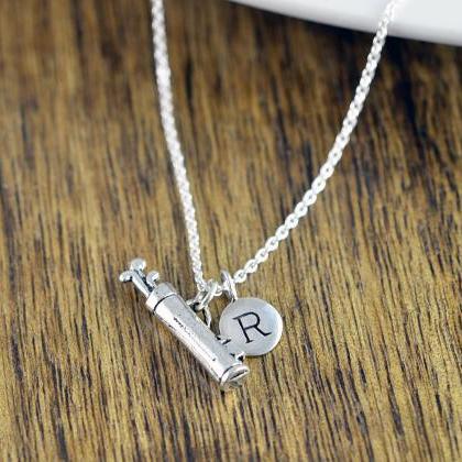 Personalized Initial Necklace - Gol..