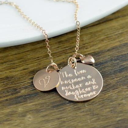 Rose Gold Necklace, The Love Between A Mother And..