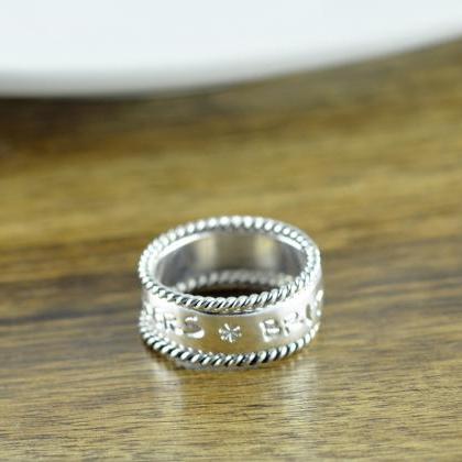 Stackable Mothers Ring - Sterling Silver Stacking..