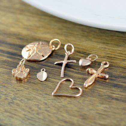 Rose Gold Charm, Add A Charm, Add On, Rose Gold..