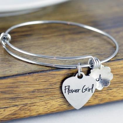 Flower Girl Bracelet, Flower Girl Gift,..