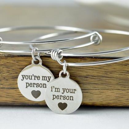 You're My Person Bangle Bracelet -..