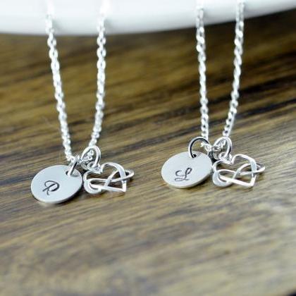 Heart Infinity Necklace, Infinity Necklace,..