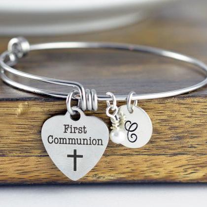 First Communion Bracelet, Communion Gift, Girls..