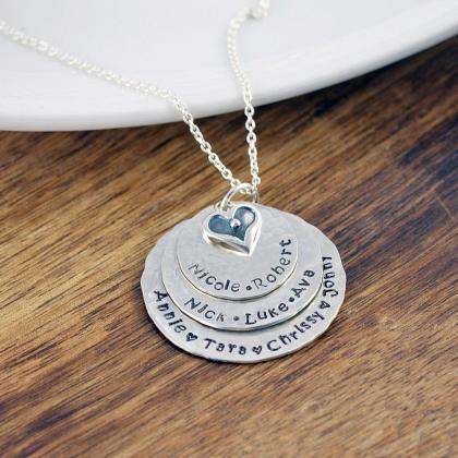 Personalized Silver Necklace,..