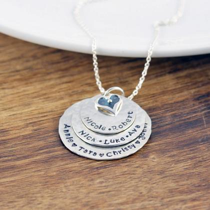 Personalized Silver Necklace,..