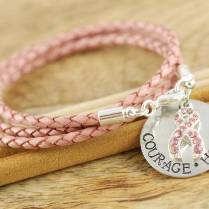 Personalized Hand Stamped Bracelet,..