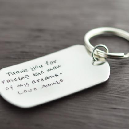 Personalized Key Chain, Hand Stamped Key..