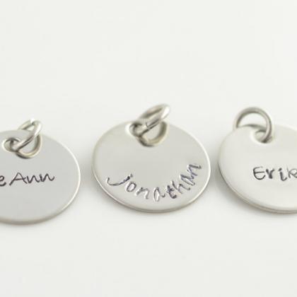 Add A Stainless Steel Name Or Word Charm,..