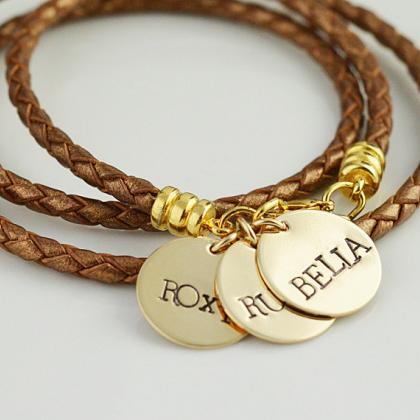 Hand Stamped Jewelry, Personalized Name Bracelet,..