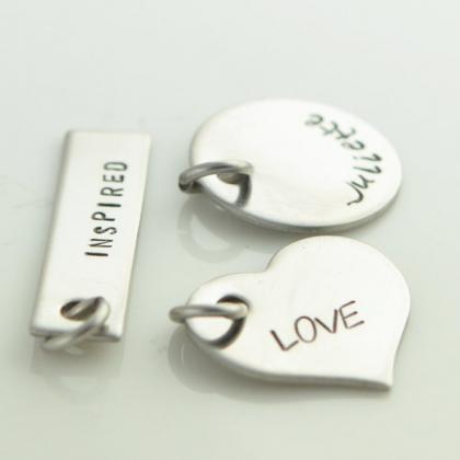 Add A Stainless Steel Initial/name Or Word Charm,..