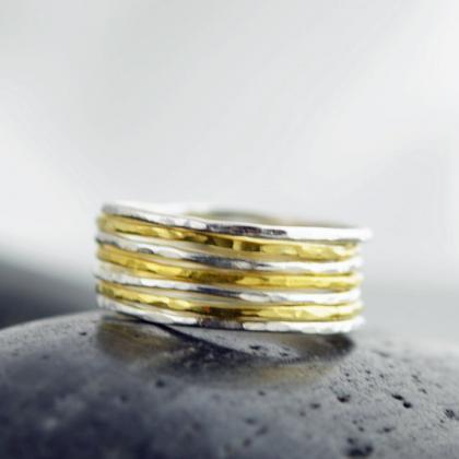 Stacking Rings,eternity Band Ring, Sterling Silver..