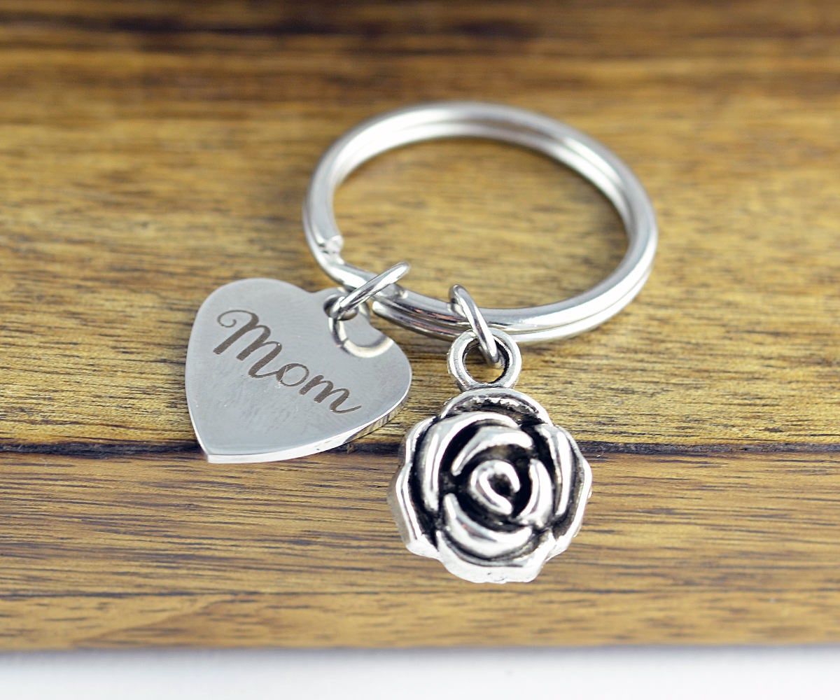 Personalized Keychain - Personalized Mom Gifts - Gifts For Mom -mothers Day Gift - Mom Keychain - Grandma's Keychain - Mothers Keychain