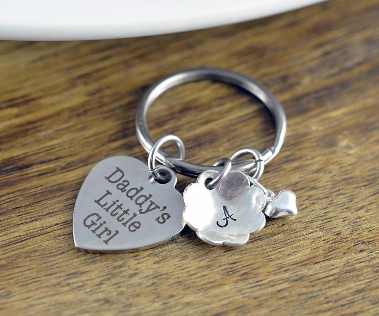 Daddy's Little Girl Keychain, Personalized Keychain, Daughter Keychain, Jewelry For Daughter From Father, Custom Daddy's Girl