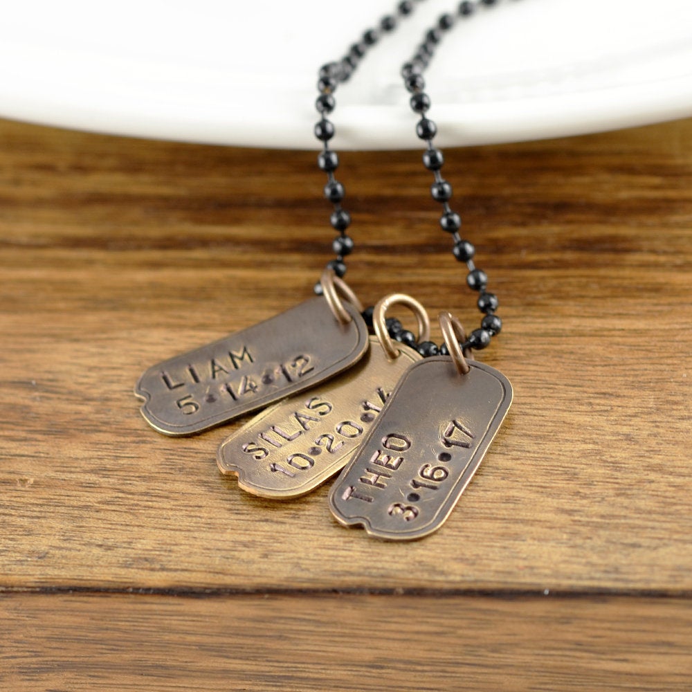 Mens Necklace, Mens Gift, Mens Jewelry, Dog Tag Necklace, Dog Tag Jewelry, Gift For Dad, Husband Gift, Dad Necklace, Gift For Him