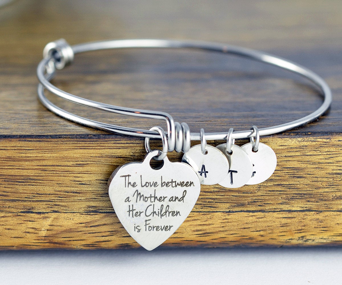 The Love Between A Mother And Her Children Are Forever - Mothers Bracelet - Mothers Day Gift - Mothers Jewelry - Gifts For Mom - Mom Gift