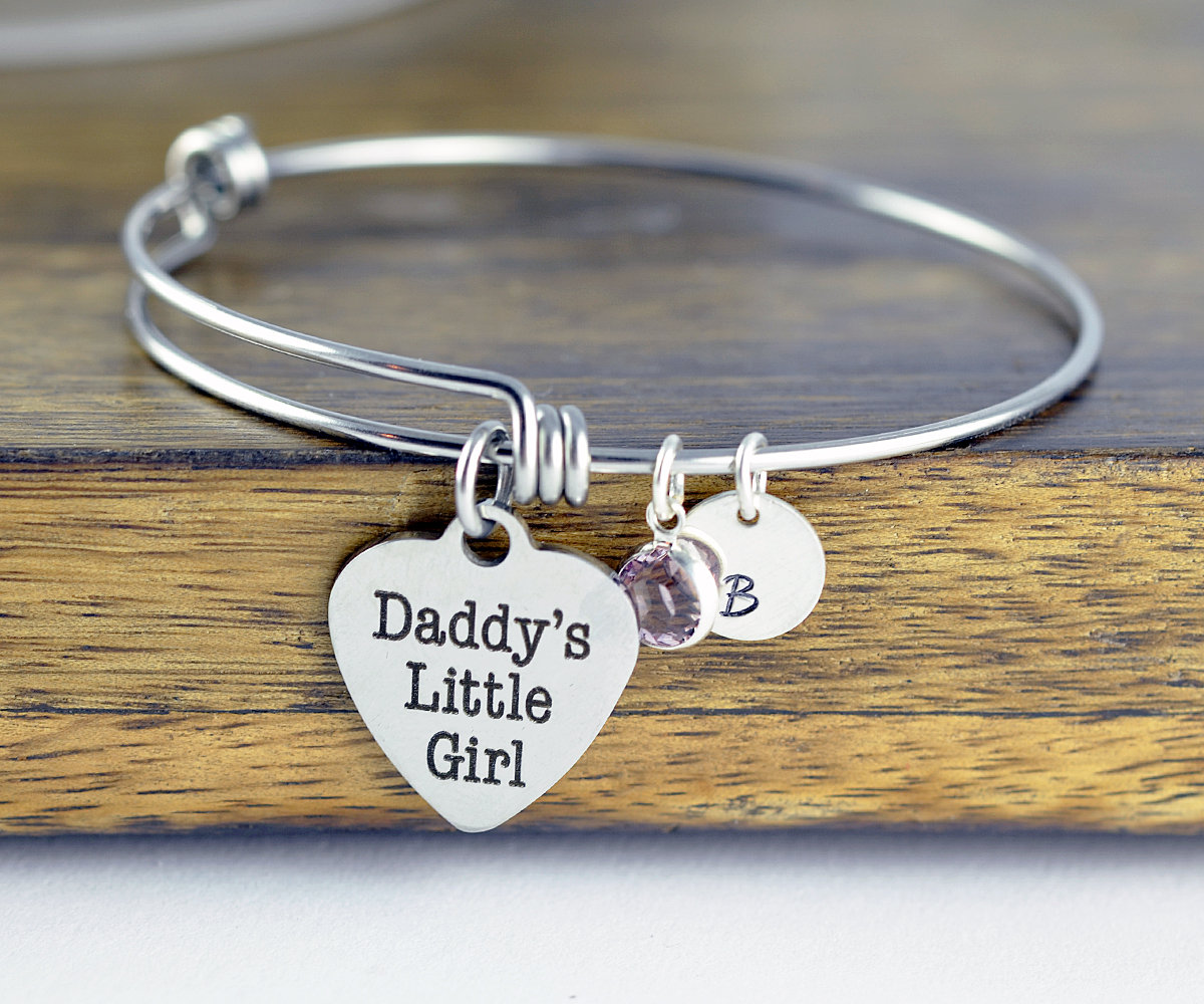 Daddy's Little Girl Bracelet, Personalized Bracelet, Daughter Bracelet, Jewelry For Daughter From Father, Custom Daddy's Girl