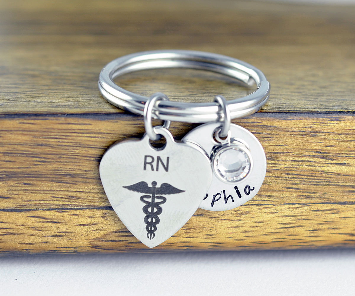 Nurse Gift - Gift For Nurse - Nurse Keychain - Graduation Gift - Nursing Gift - Rn Gift - Nursing Student - Nurse Appreciation - Bff Gifts
