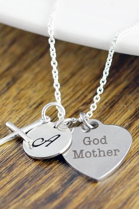 God Mother Necklace, God Mother Gift, Baptism Gift, Will You Be My Godmother, Godmother Proposal, Religious Necklace, Religious Gift