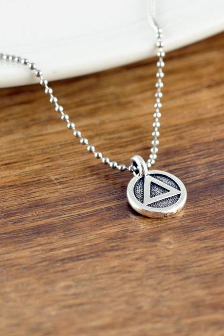 Sobriety Gift, Sobriety Jewelry, Recovery Necklace, Recovery Jewelry, One Day At A Time, Aa Jewelry, Addiction Recovery, Sobriety