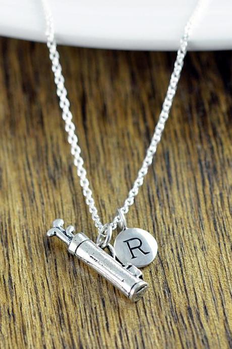 Personalized Initial Necklace - Golf Gifts - Gifts For Golfers - Golf Jewelry - Golf Gift For Women - Golfer Jewelry - Custom Necklace