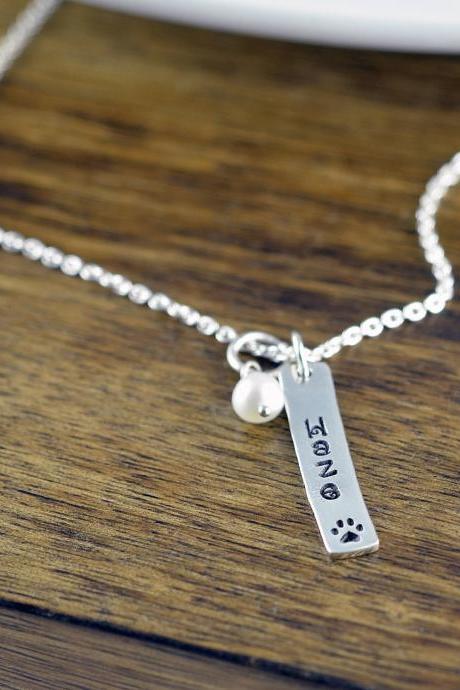 Dog Paw Necklace, Dog Paw Jewelry, Dog Mom Gift, Dog Paw Charm, Dog Charm Necklace, Dog Lover Necklace,Dog Lover Gift, Animal Lover Gift