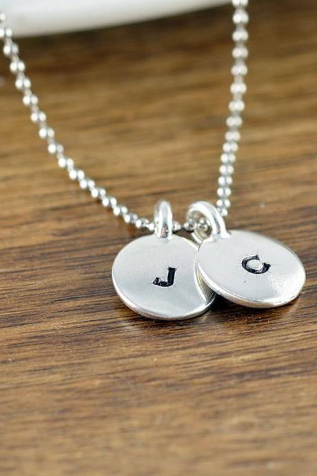 Mens initial necklace - pendant necklace - mens necklace - boyfriend gift - anniversary gift - Mens jewelry - gift for couple